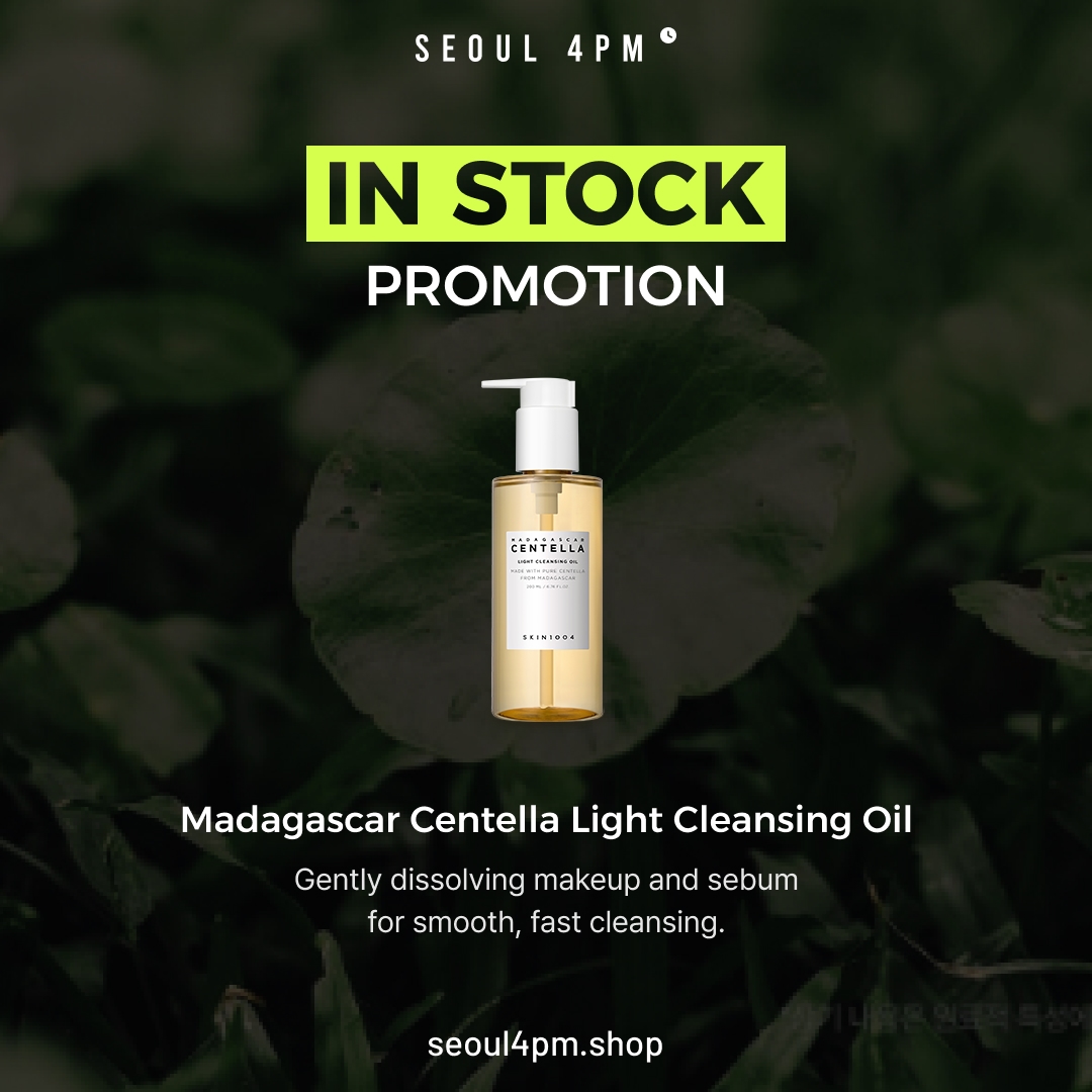 IN STOCK : Madagascar Centella Light Cleansing Oil