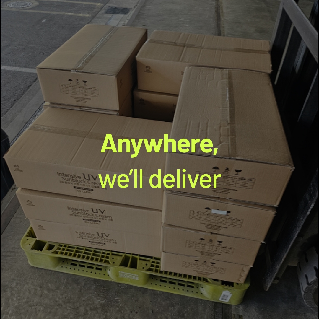Anywhere, We'll deliver